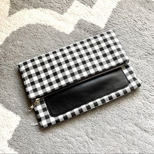 Plaid Clutch Bag
